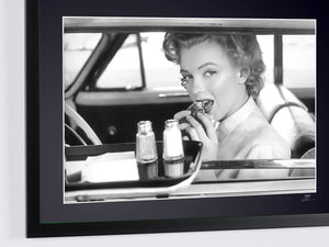  Marilyn Monroe en el autocine, 1952 - Marco para foto - Starck Gallery