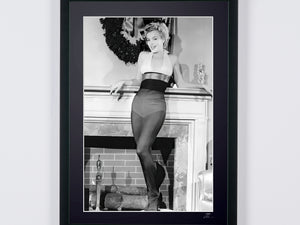  Marilyn Monroe celebrando la Navidad (años 50) - Marco de fotos - Starck Gallery
