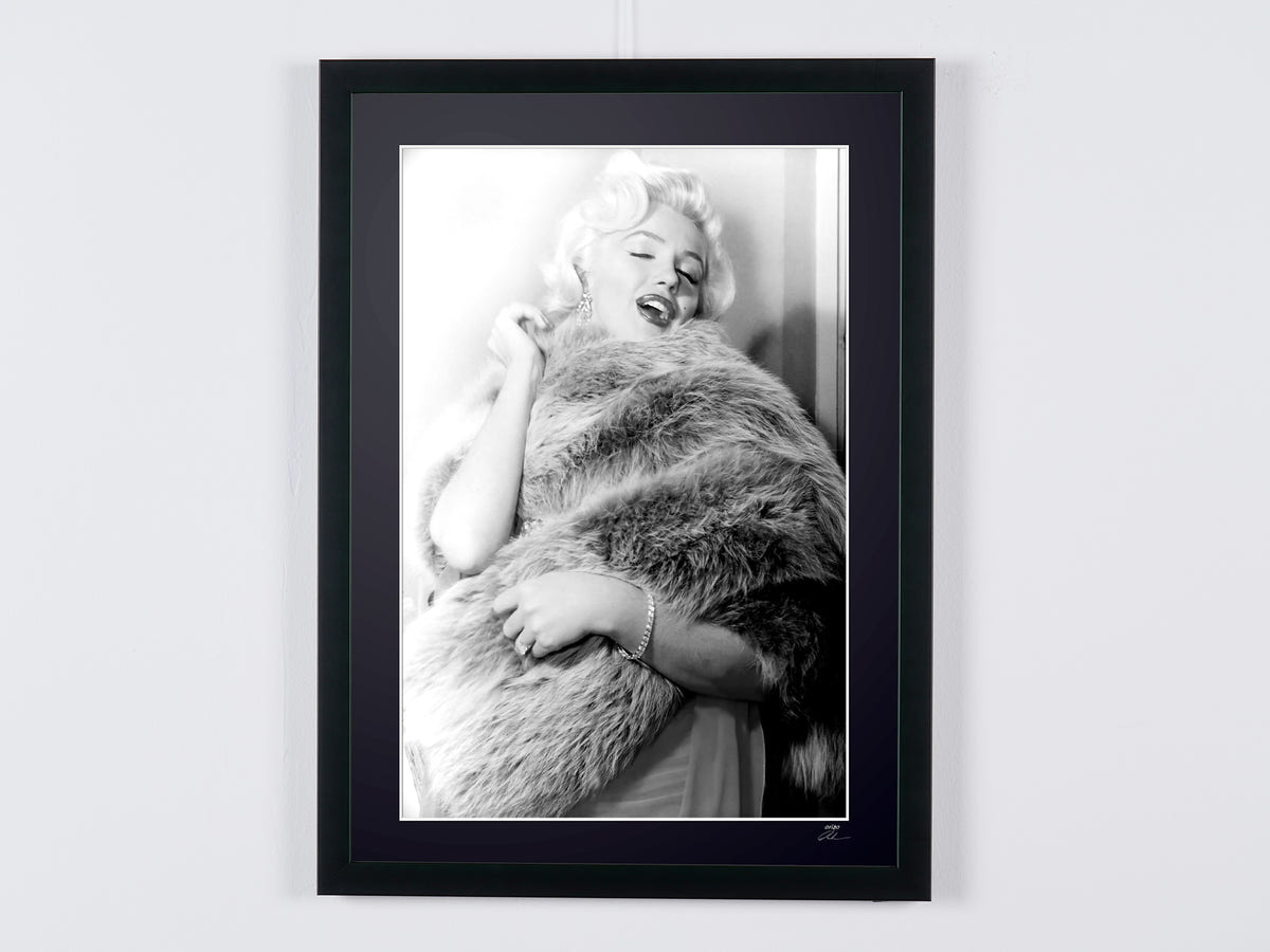 Fine art photograph of Marilyn Monroe in Marilyn Monroe — circa 1955, hand-framed — limited edition of 30 numbered prints.