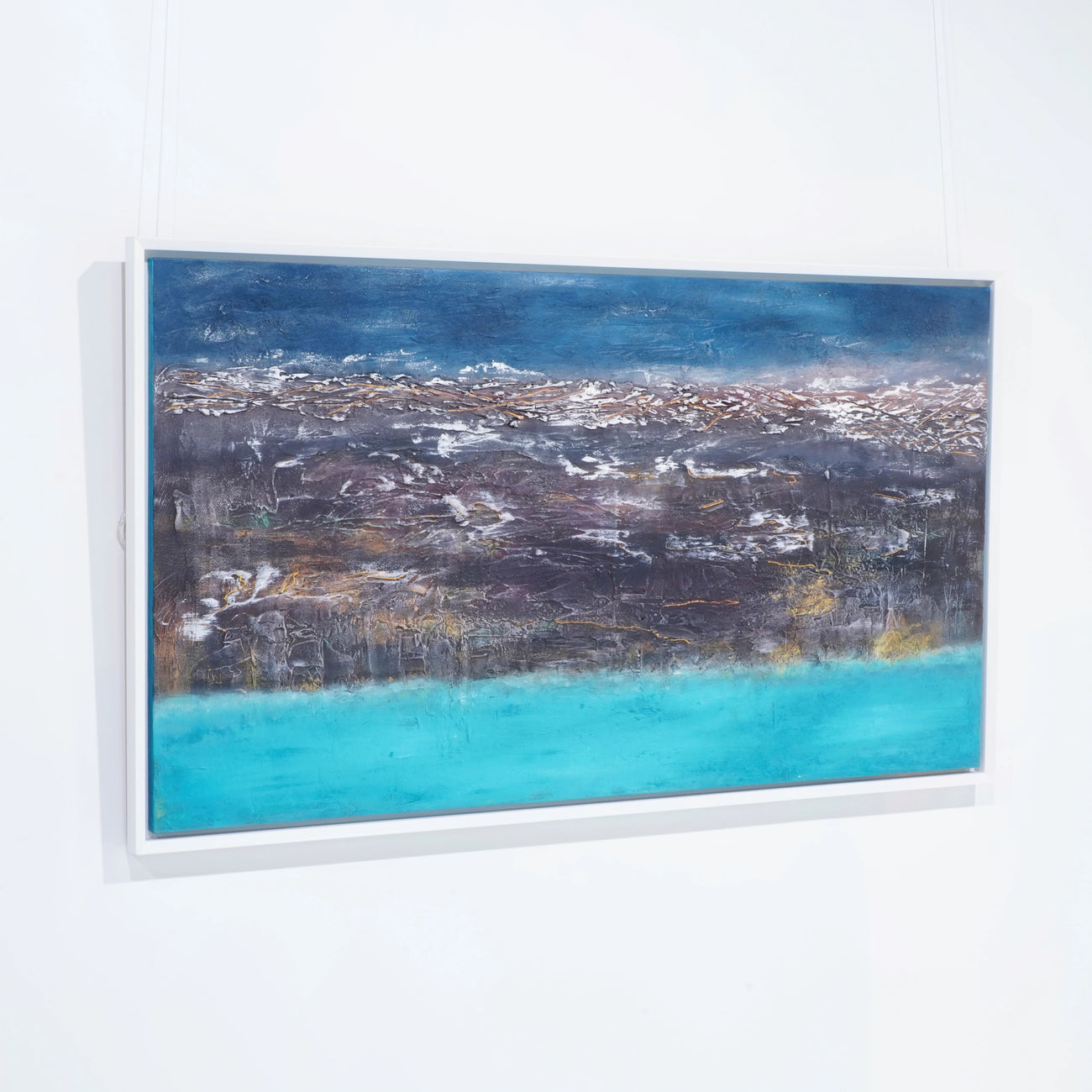Original artwork by Elvira López — 165 x 105 cm. Unique piece (1/1), signed with certificate of authenticity. Framed.