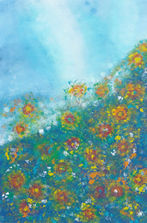 Paz interior llena de flores - Elvira López