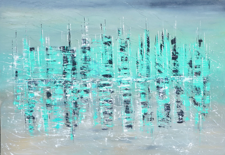 Reflections of Colors - Elvira Lopez — Side view