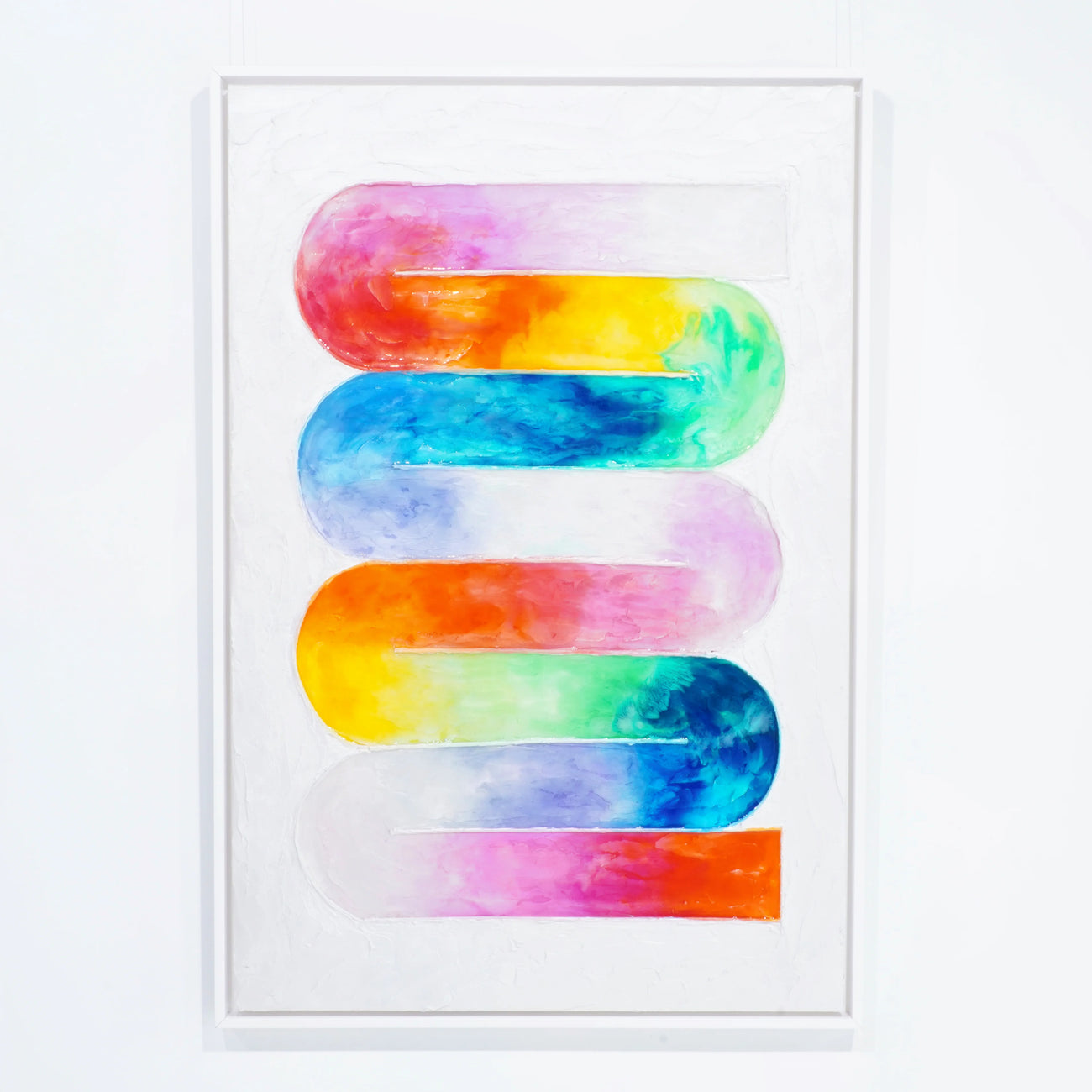 Œuvre d’art originale de Elvira López — 156 x 106 cm. Pièce unique (1/1), signée avec certificat d’authenticité. Encadrée.
