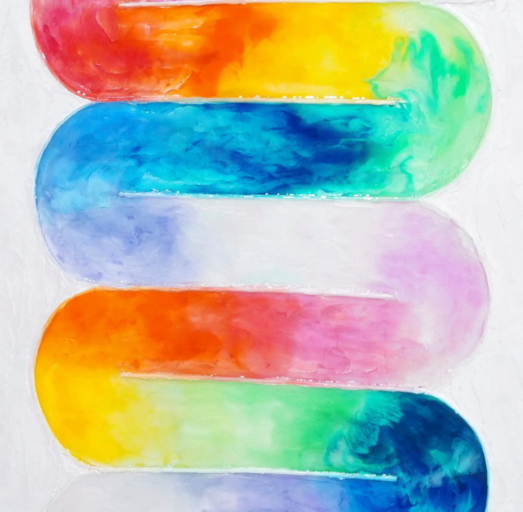 Rio de Colores 3 - Elvira Lopez — Vue d’angle