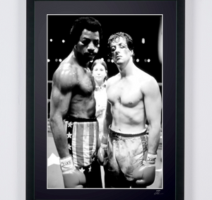  Rocky (1976) - Sylvester Stallone (Rocky) & Carl Weathers (Apollo) 