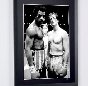  Rocky (1976) - Sylvester Stallone (Rocky) & Carl Weathers (Apollo) 