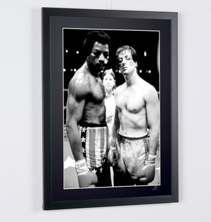  Rocky (1976) - Sylvester Stallone (Rocky) & Carl Weathers (Apollo) 