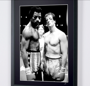  Rocky (1976) - Sylvester Stallone (Rocky) & Carl Weathers (Apollo) 