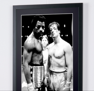  Rocky (1976) - Sylvester Stallone (Rocky) & Carl Weathers (Apollo) 