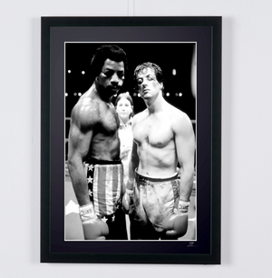  Rocky (1976) - Sylvester Stallone (Rocky) & Carl Weathers (Apollo) 