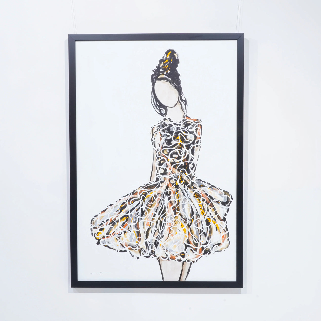 Obra de arte original de Monti — 157 x 107 cm. Pieza única (1/1), firmada y con certificado de autenticidad. Enmarcada.
