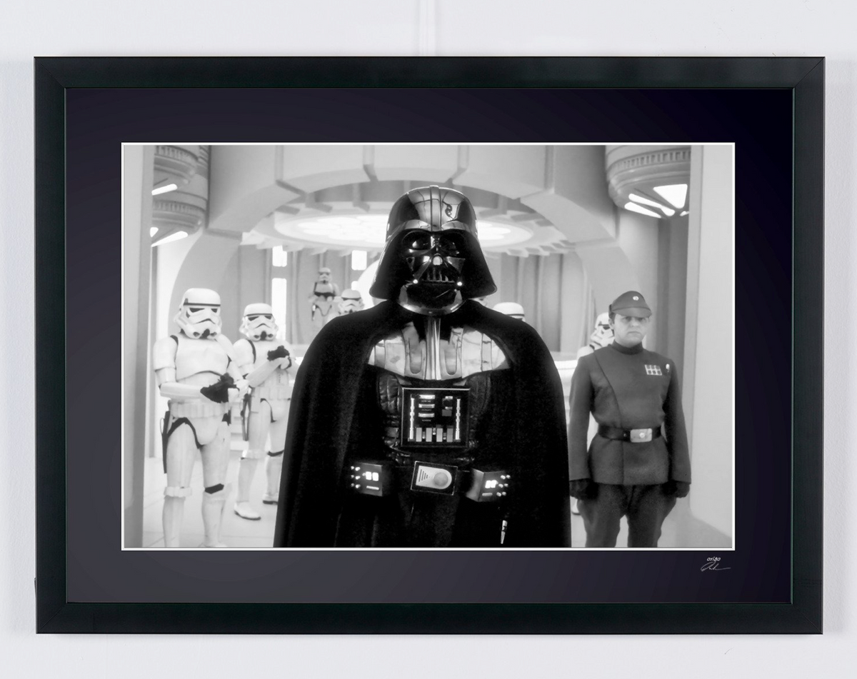 Fine art photograph of David Prowse in Star Wars: Episode VIII - The Last Jedi, hand-framed — limited edition of 30 numbered prints.