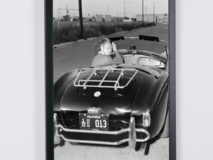  Steve McQueen - AC Cobra - Cadre Photo- Starck Gallery