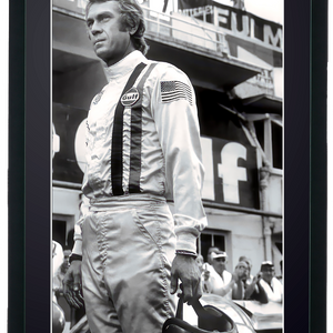 Steve McQueen - Piloto de Porsche - Le Mans 1971 - Marco para foto - Starck Gallery