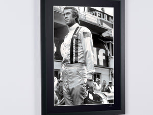  Steve McQueen - Porsche Driver - Le Mans 1971 - Cadre Photo- Starck Gallery