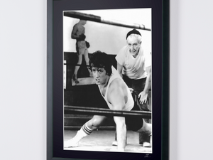  Sylvester Stallone as Rocky Balboa and Burgess Meredith as Mickey in Rocky II , 1979 