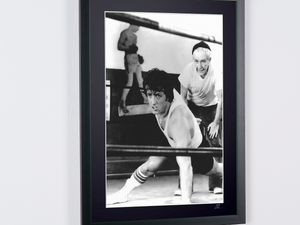  Sylvester Stallone as Rocky Balboa and Burgess Meredith as Mickey in Rocky II , 1979 