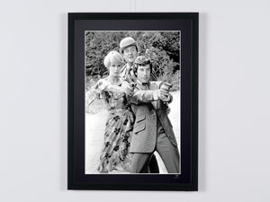  The New Avengers - Classic TV - Joanna Lumley, Gareth Hunt and Patrick Macnee 