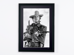 The Outlaw Josey Wales (1976) - Clint Eastwood — photographie de cinéma encadrée, tirage Fine Art