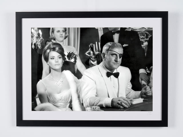 James Bond - Thunderball - Adolfo Celi & Claudine Auger — framed cinema photograph, Fine Art print