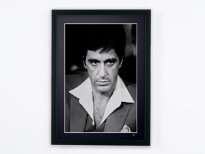 Al Pacino as Tony Montana - Scarface (1983) — framed cinema photograph, Fine Art print