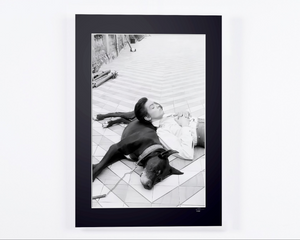 Alain Delon - Italy 1963 — framed cinema photograph, Fine Art print
