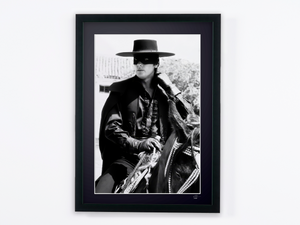 Alain Delon -Zorro — framed cinema photograph, Fine Art print