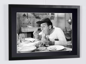 An American in Rome 1954 - Alberto Sordi as Nando Moriconi — framed cinema photograph, Fine Art print