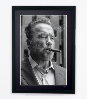 Arnold Schwarzenegger - Iconic — framed cinema photograph, Fine Art print