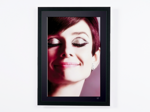 Audrey Hepburn - Hollywood Legend — framed cinema photograph, Fine Art print
