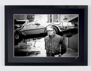 Back to the Future Part II - Michael J. Fox (Marty) — photographie de cinéma encadrée, tirage Fine Art