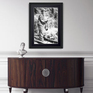  À bout de souffle 1930 - Jean-Paul Belmondo - Cadre Photo- Starck Gallery