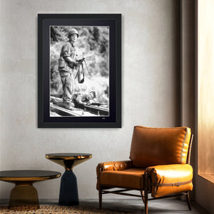  À bout de souffle 1930 - Jean-Paul Belmondo - Cadre Photo- Starck Gallery