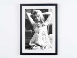 Brigitte Bardot 1957 — framed cinema photograph, Fine Art print