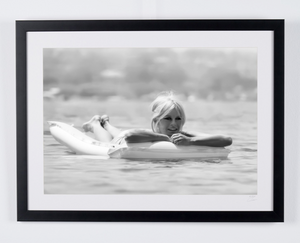Brigitte Bardot - La Madrague - Saint-Tropez 1967 — framed cinema photograph, Fine Art print