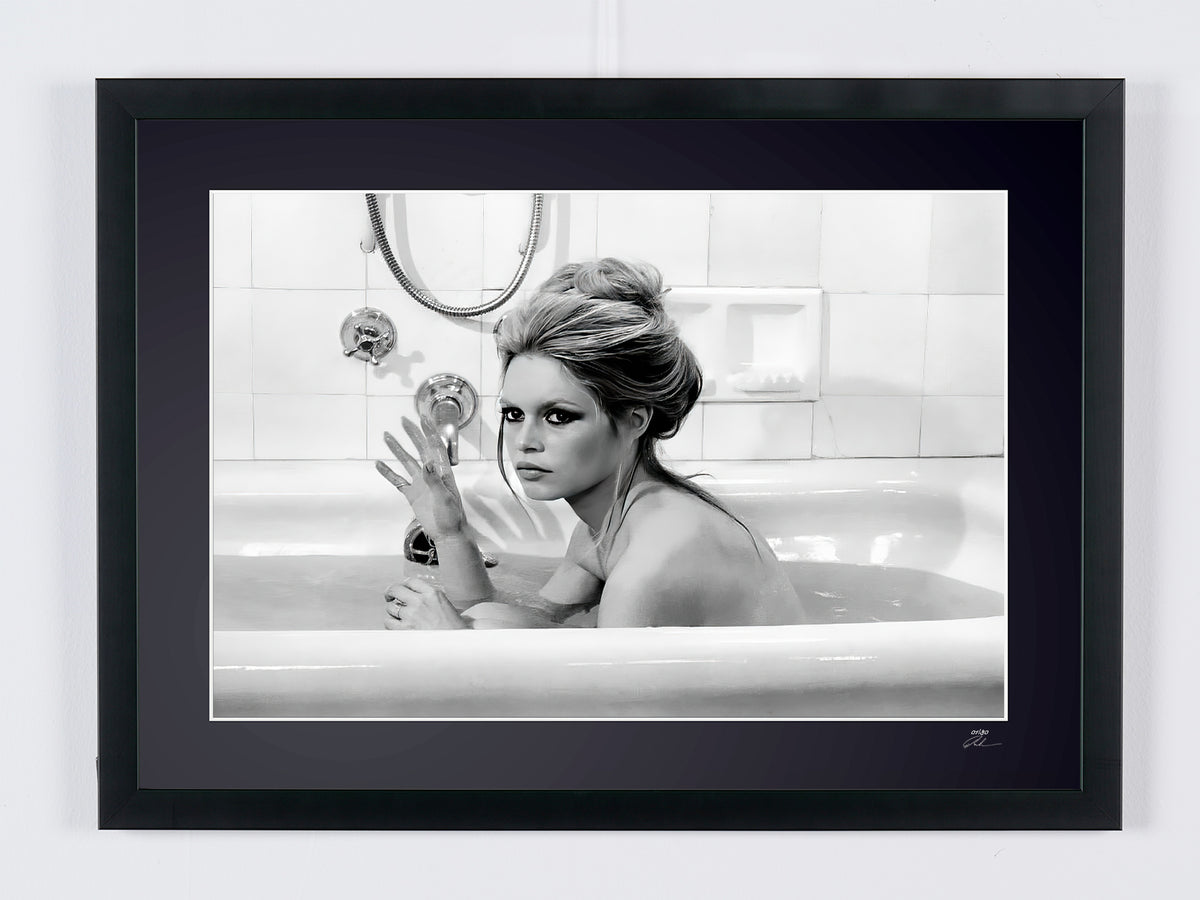 Brigitte Bardot 1964 — framed cinema photograph, Fine Art print