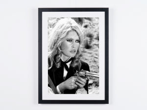 Brigitte Bardot - Shalako (1968) — framed cinema photograph, Fine Art print