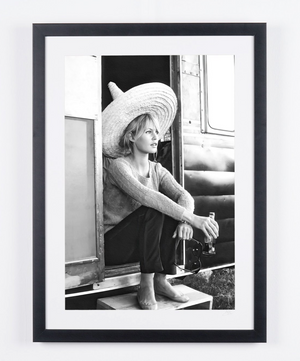 Brigitte Bardot - Mexico, 1965 on Set For Viva Maria — framed cinema photograph, Fine Art print