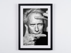 Clint Eastwood - Living Legend — framed cinema photograph, Fine Art print