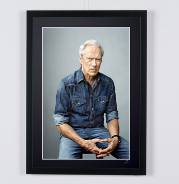 Clint Eastwood — la chemise en denim, en couleur