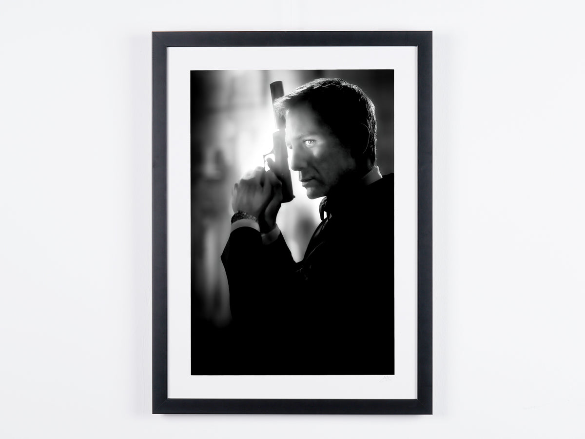 James Bond 007: Casino Royale - Daniel Craig como 007 — fotografía de cine enmarcada, impresión Fine Art