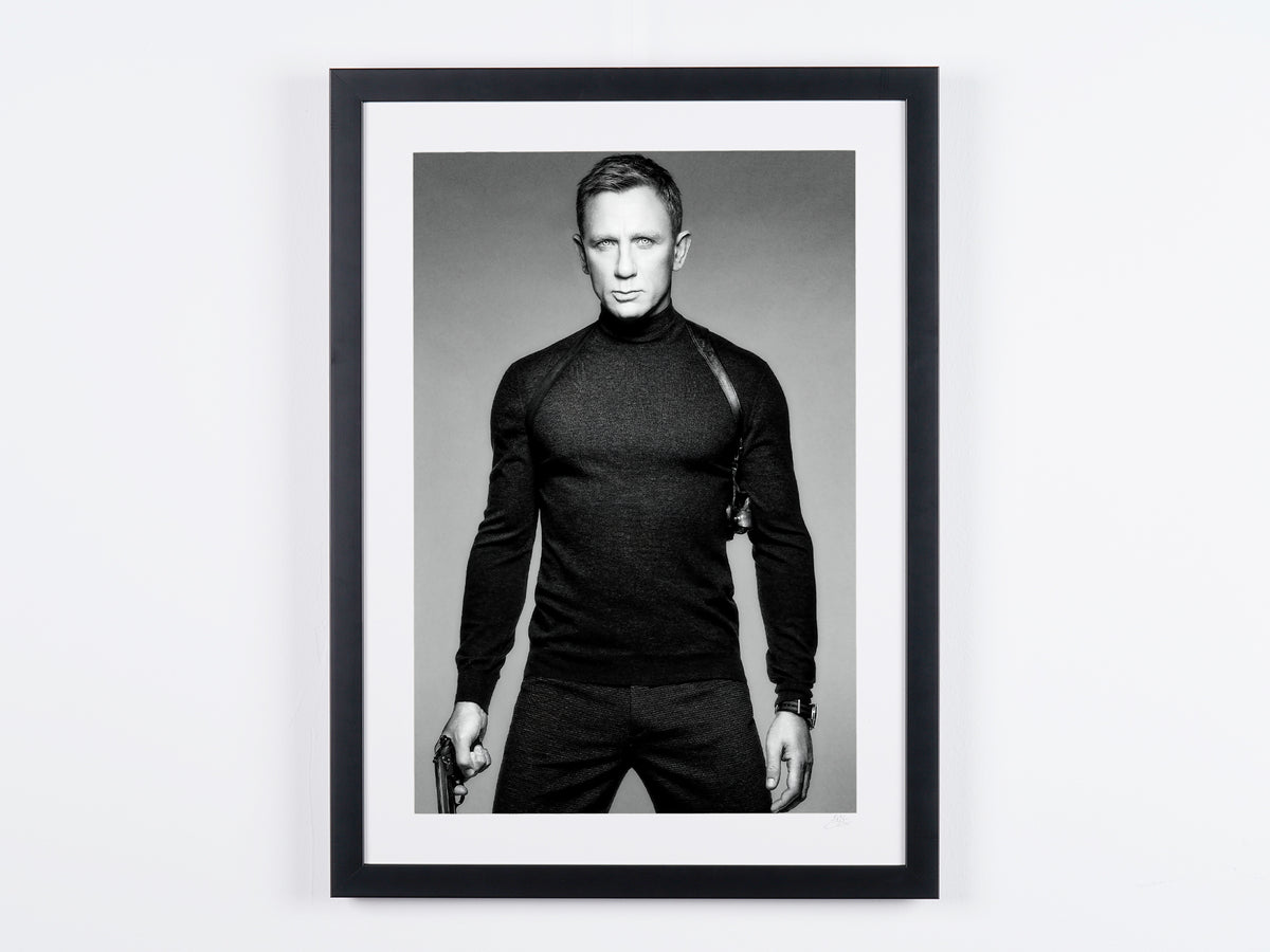 James Bond 007: Spectre, Daniel Craig as James Bond 007 — photographie de cinéma encadrée, tirage Fine Art