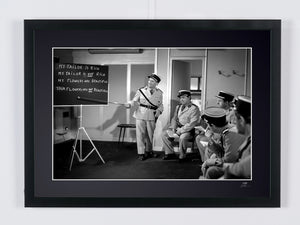 Le Gendarme à New York (1965) - Louis de Funès (Ludovic Cruchot) — framed cinema photograph, Fine Art print