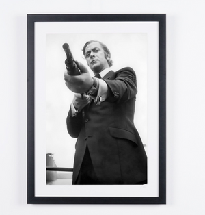 Get Carter (2000) - Michael Caine (Cliff Brumby) — framed cinema photograph, Fine Art print