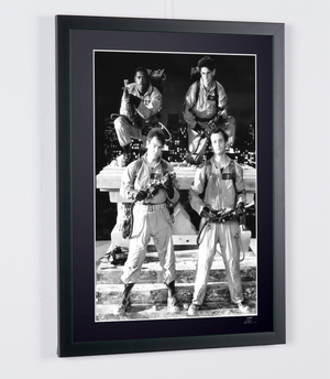 Ghostbusters (1984) — Bill Murray, Dan Aykroyd, Harold Ramis and Ernie Hudson — Peter Venkman, Ray Stantz, Egon Spengler and Winston Zeddemore (4)