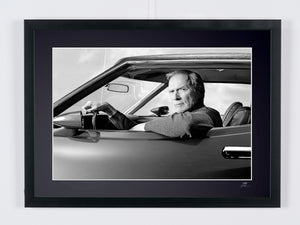 Gran Torino (2008) - Clint Eastwood (Walt Kowalski) au volant — photographie de cinéma encadrée, tirage Fine Art