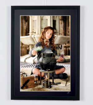 Harry Potter, Emma Watson as Hermione Granger — framed cinema photograph, Fine Art print