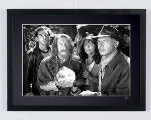 Indiana Jones and the Kingdom of the Crystal Skull (2008) - Harrison Ford, around the crystal skull — framed cinema photograph