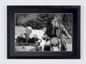 Indiana Jones and the Last Crusade (1989) - Sean Connery & Harrison Ford — framed cinema photograph, Fine Art print