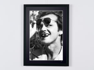 Jack Nicholson - Iconic Devilish Smile — framed cinema photograph, Fine Art print
